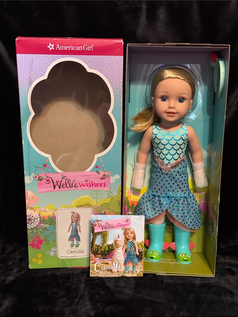 New American Girl Wellie Wishers 14.5” Camille Doll